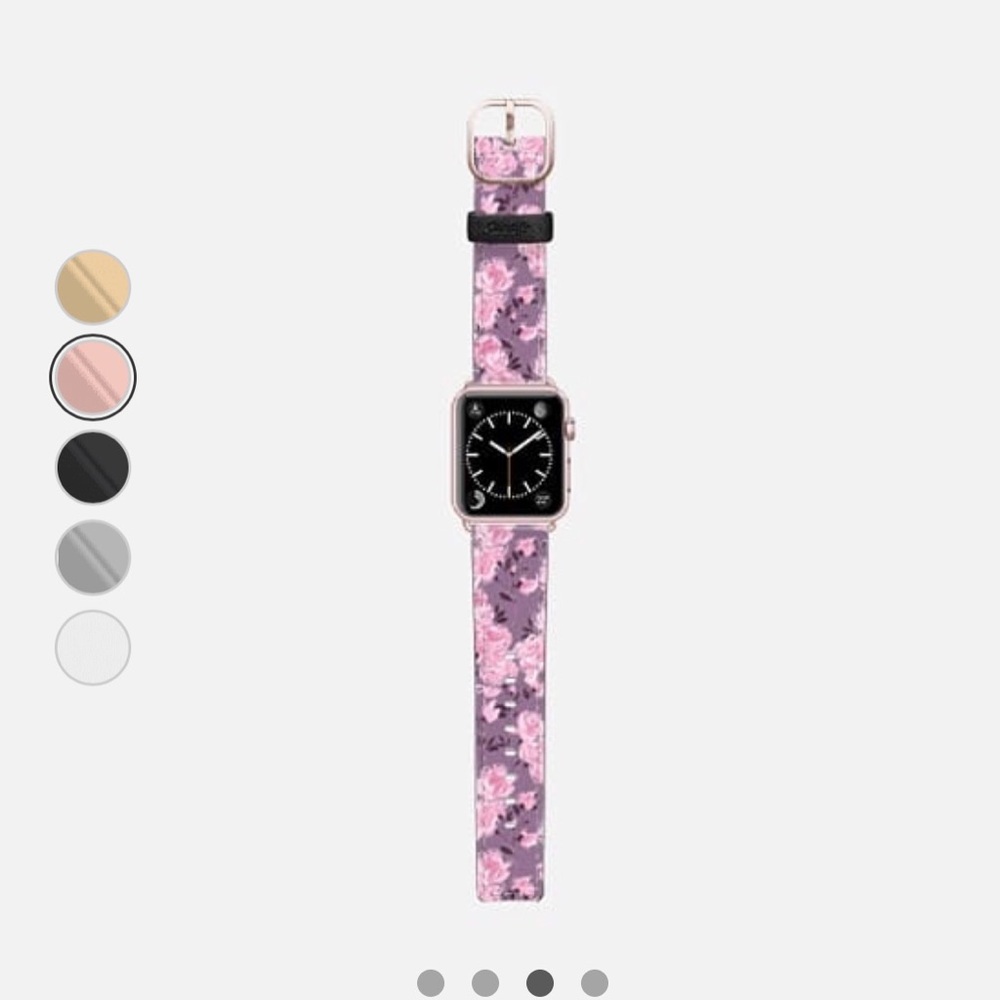 Casetify vegan saffiano leather apple watch band